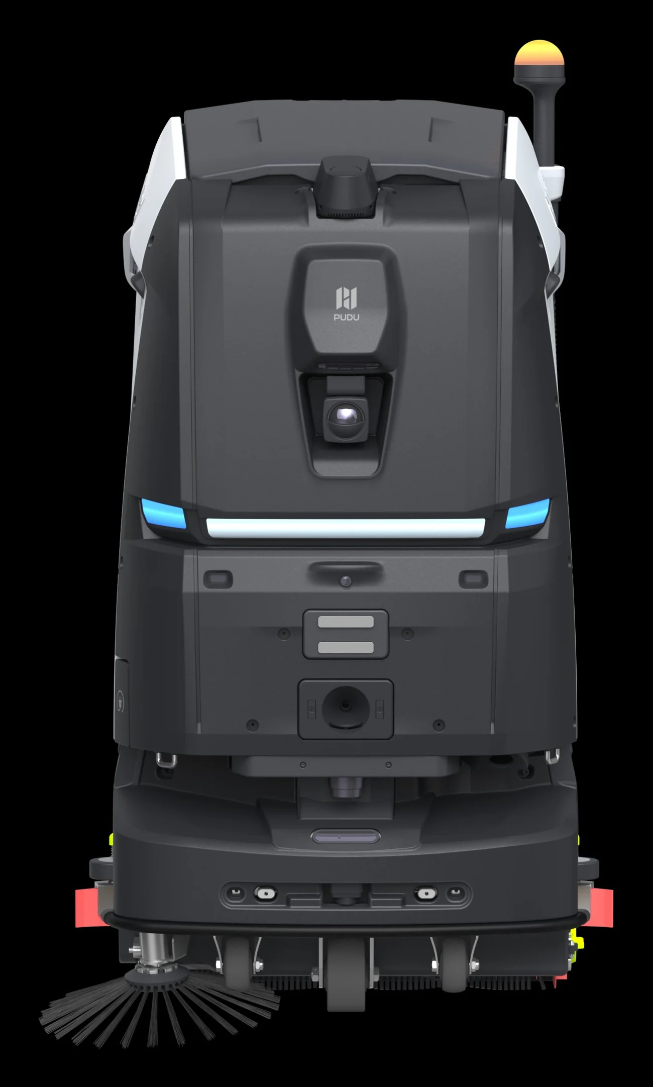 PUDU BG1 large scrubber dryer robot front view