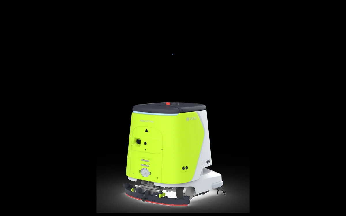 PUDU CC1 Pro rear performance camera and onboard perception module