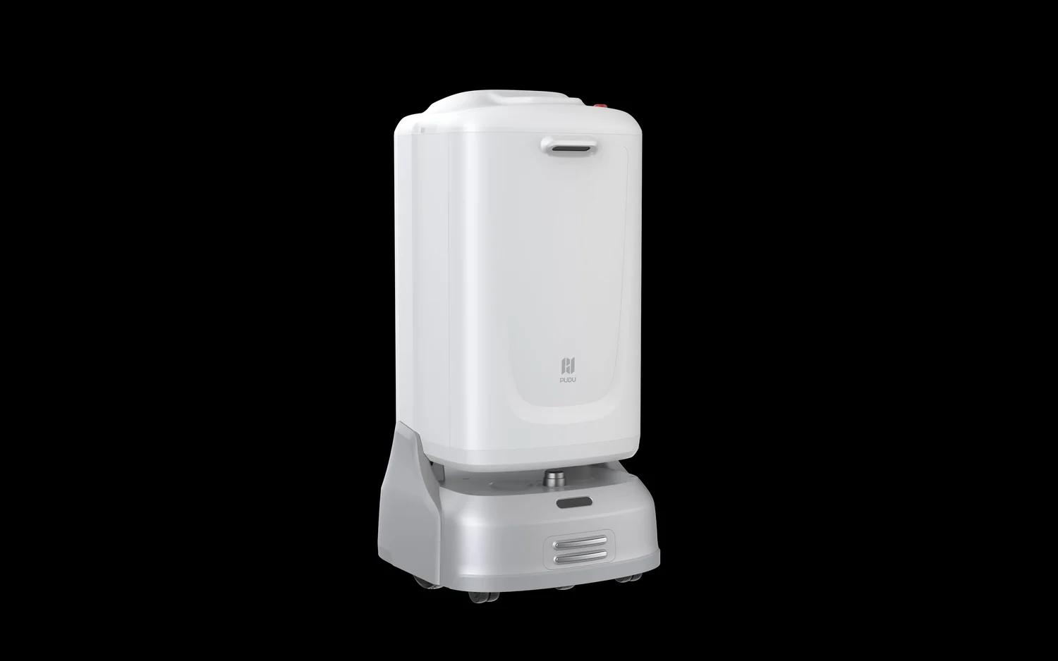 PUDU FlashBot Max building delivery robot in white