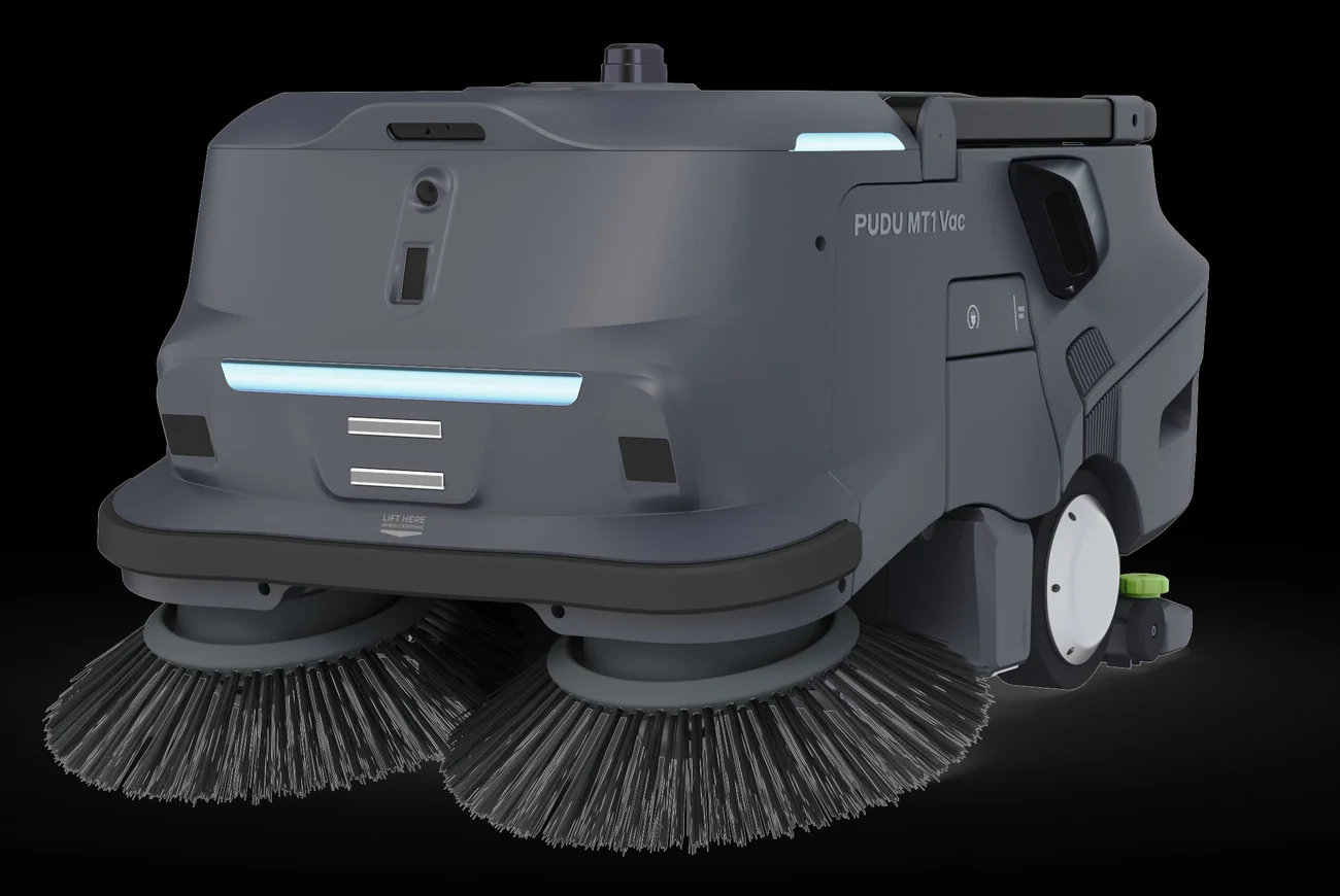 PUDU MT1 Vac AI robotic sweeper and vacuum
